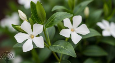 Vinca minor 'Alba'